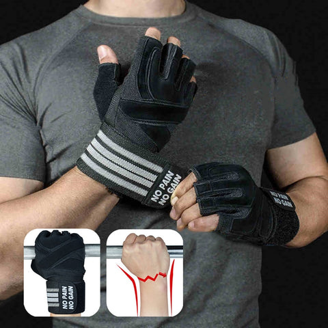 Weightlifting Gloves with Wrist Support
